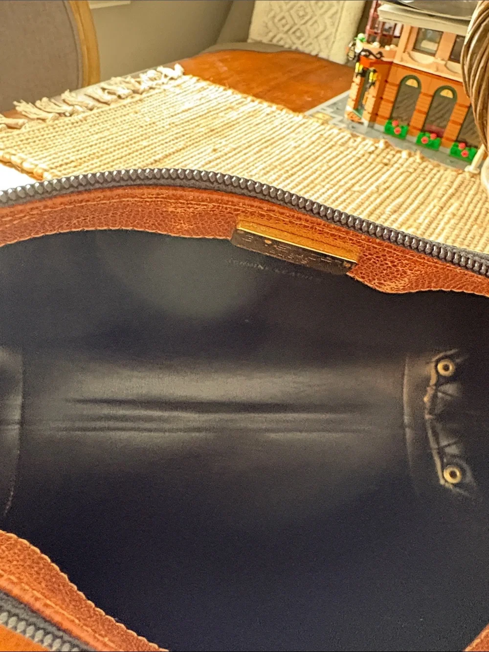 Givenchy Classic Black & Brown Two-Tone Shoulder Bag
